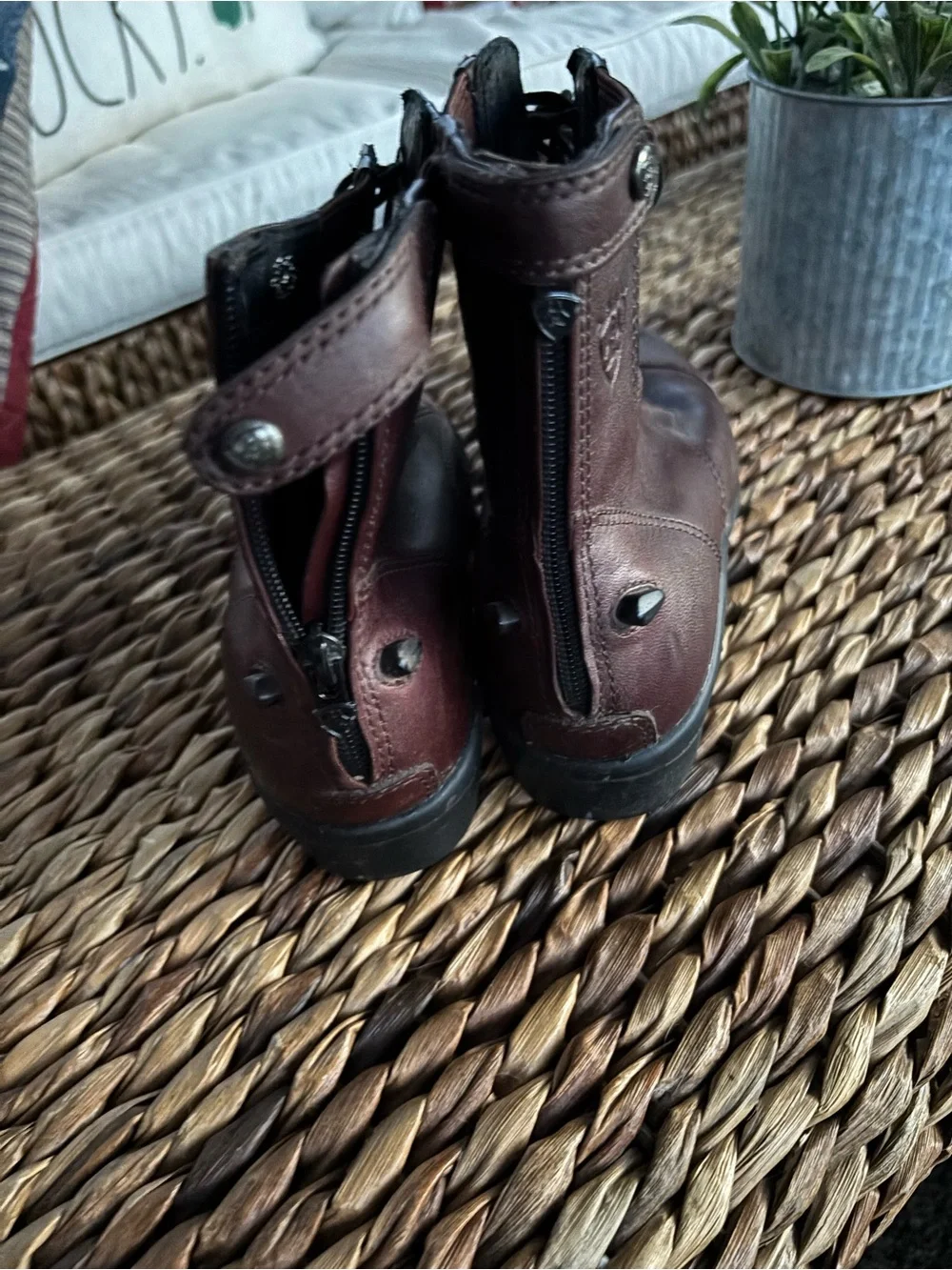 Ariat Women's Dark Brown Leather Lace-Up paddock Boots - Picture 2 of 7